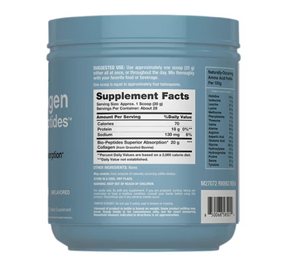 Collagen Bio-Peptides (Unflavored) – 20 oz